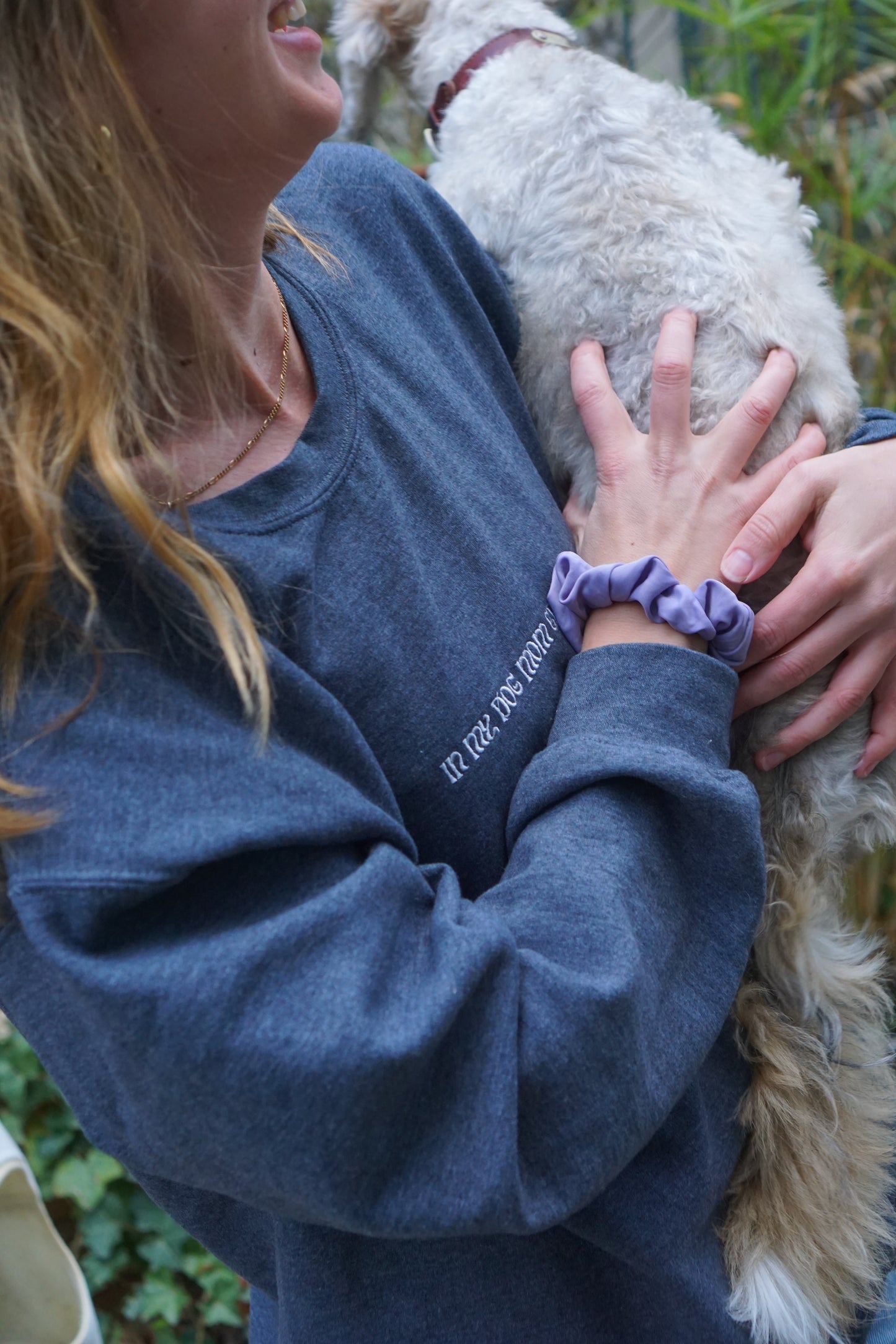 Unisex Classic Fit Sweatshirt – “In My Dog Mom Era” Embroidered Edition