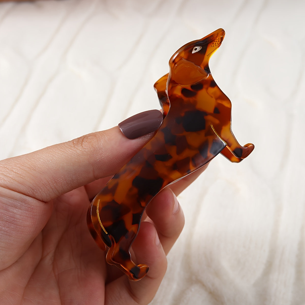 Puppy-Shaped Hair Claw Clip