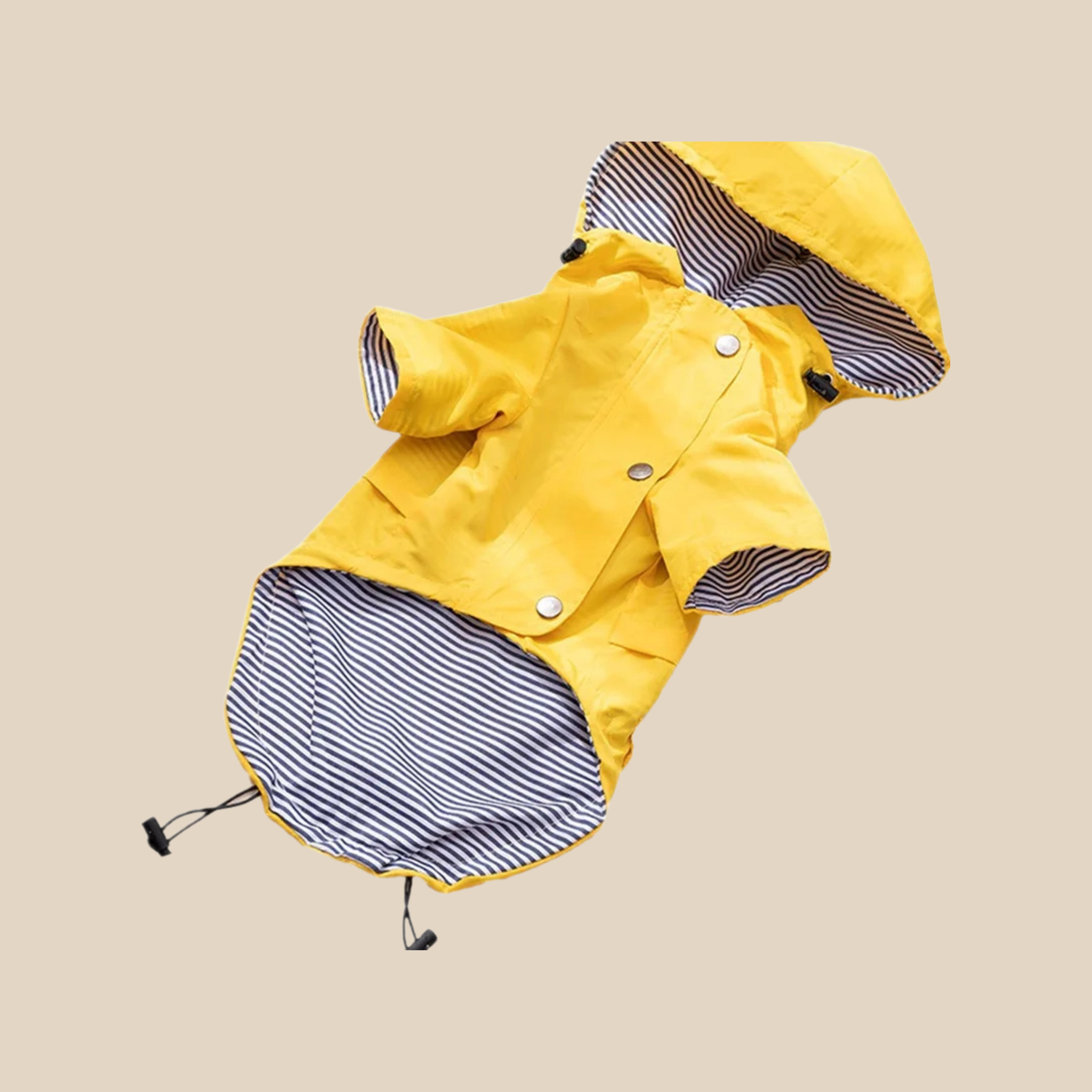 Waterproof Yellow Dog Raincoat