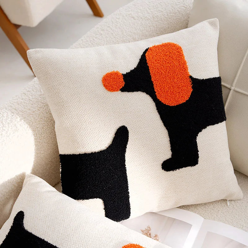 Dog Throw Pillow/Cushion Cover (45×45 cm)