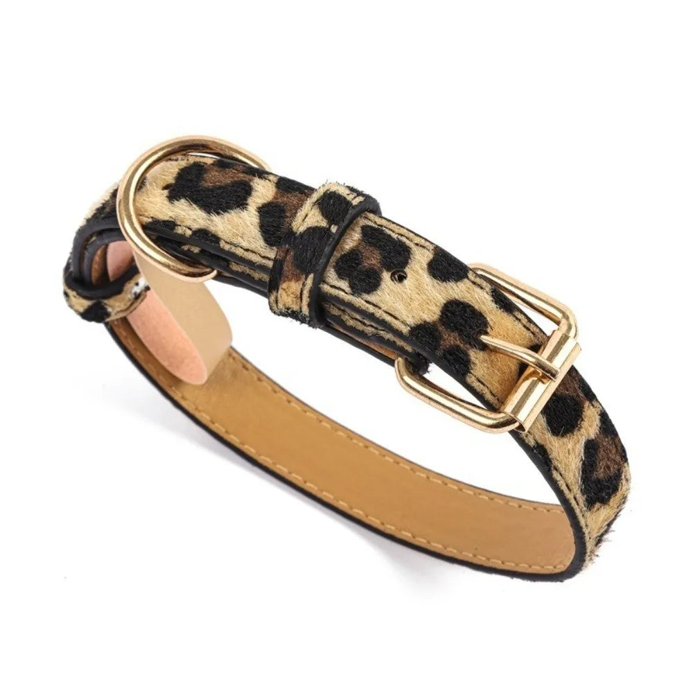 Leopard Print Dog Collar