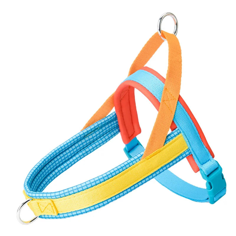 Dog Harness & Leash Set "Good Vibes"