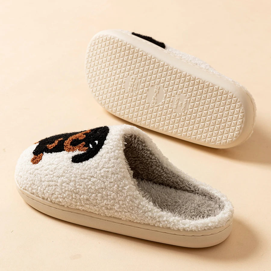 Chaussons en peluche Teckel