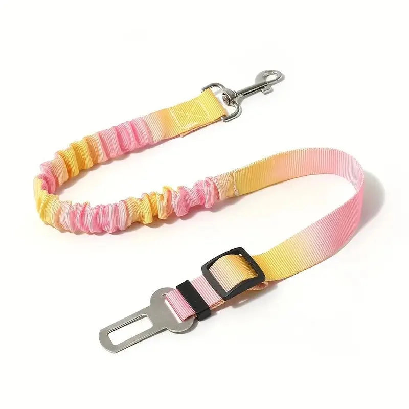Dog Car Safety Belt "Rainbow"