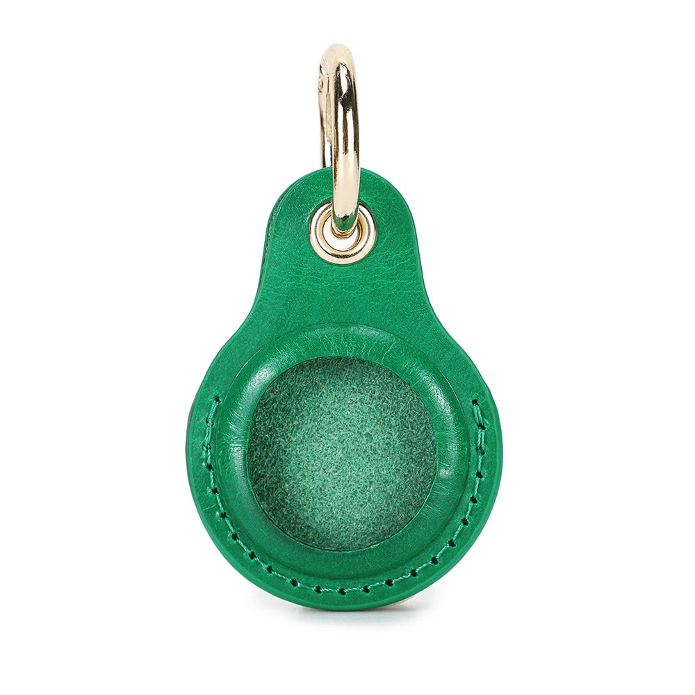 Genuine Leather AirTag Holder for Dog Collar