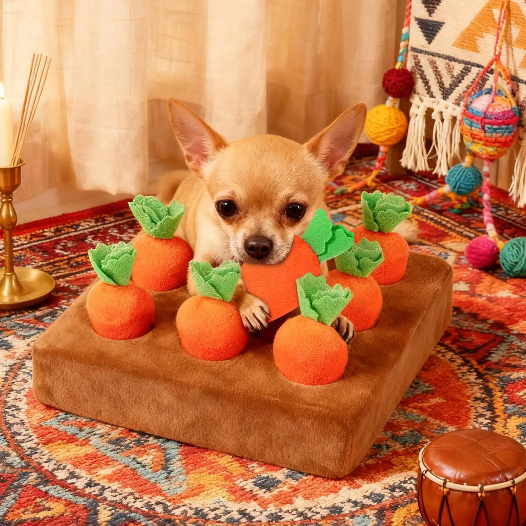 Dog Snuffle Mat Carrot Puzzle