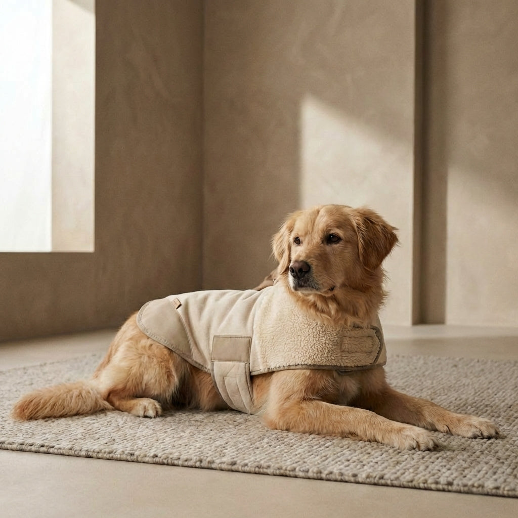 Dog Winter Jacket with Fleece – Warm, Windproof & Adjustable