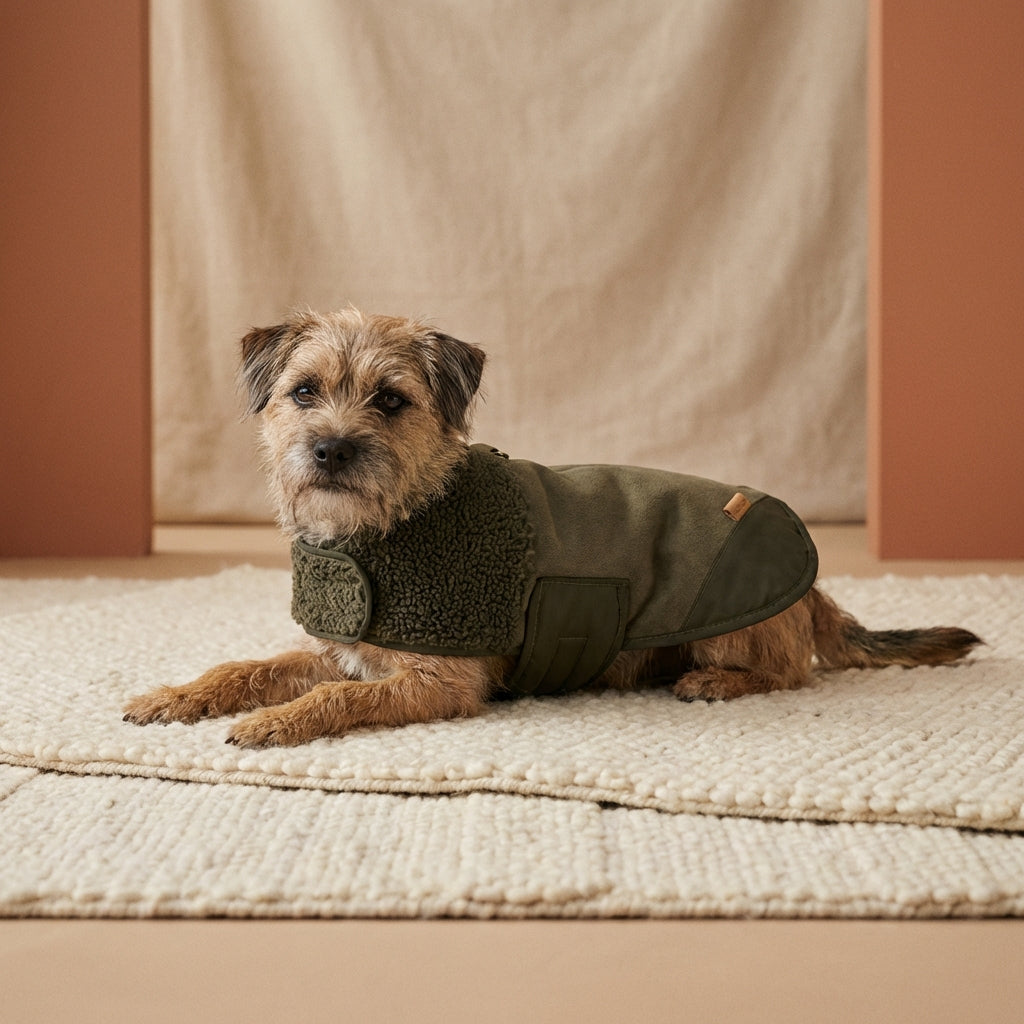 Dog Winter Jacket with Fleece – Warm, Windproof & Adjustable